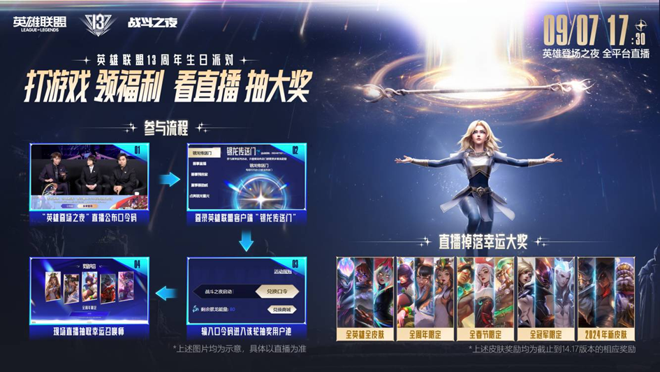 LPL集结出征S14，英雄联盟13周年庆精彩继续!