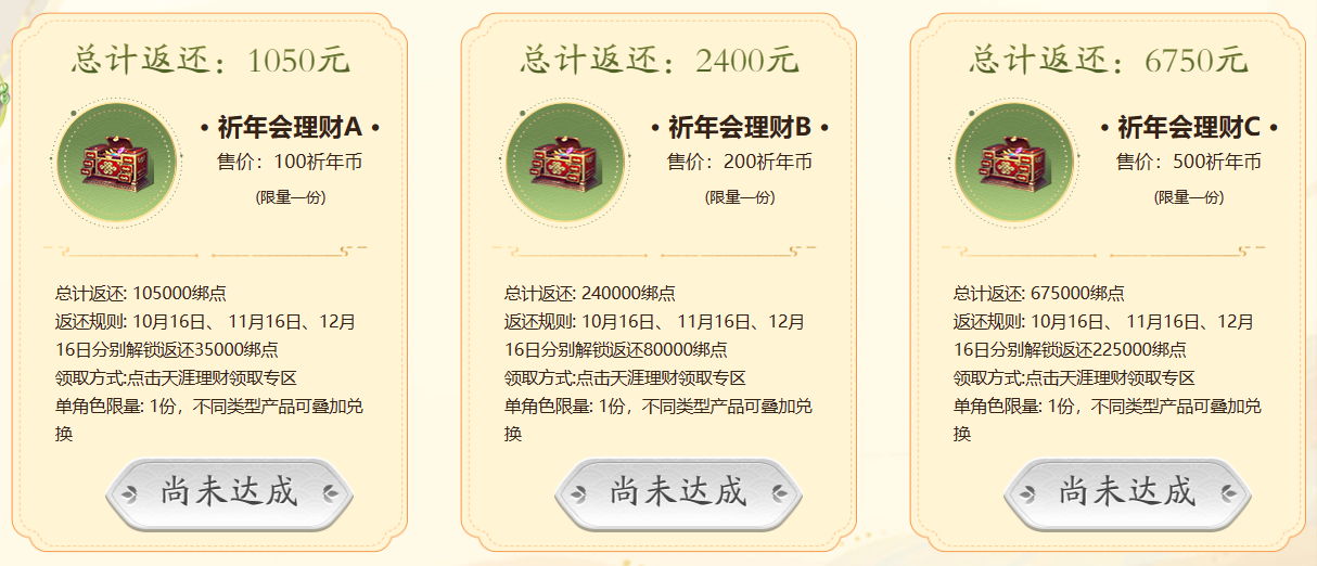 多重奖励大叠加祈年会就这么水灵灵地发福利了