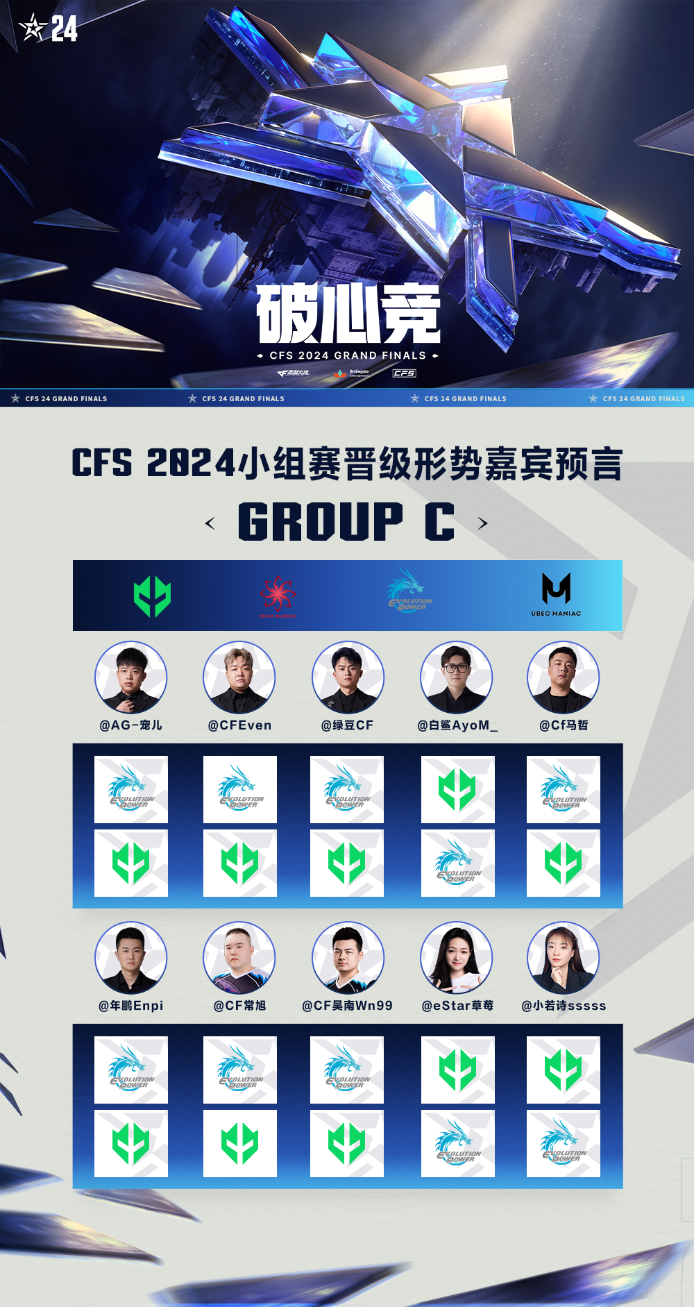 三马携宠儿、Even等一众嘉宾分析CFS2024晋级形势