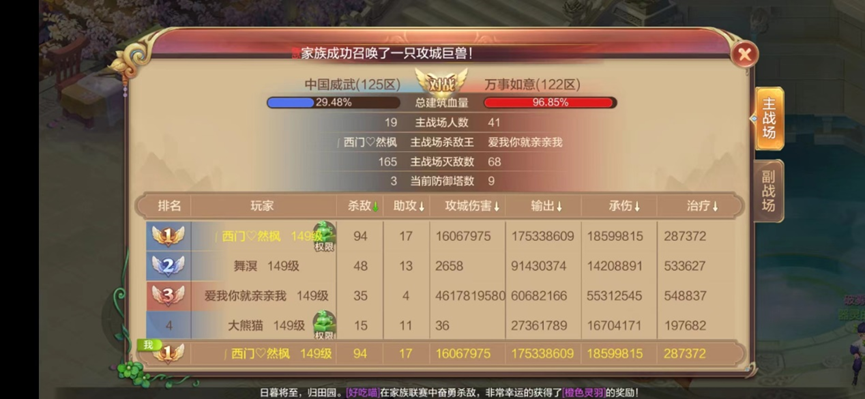 【全国家族联赛】新秀组亚军——中国威武专访
