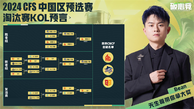 AyoM、宠儿等嘉宾预言2024CFS中国区预选赛淘汰赛晋级形势