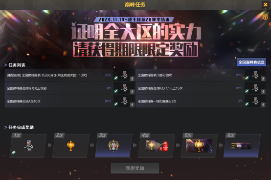 【全国巅峰赛】安全规则全面升级，巅峰赛专属段位及奖励爆料