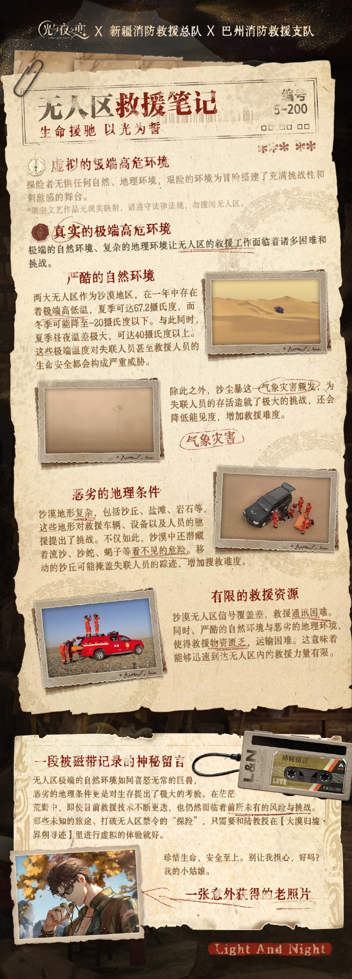 生命援驰以光为誓｜光与夜之恋×新疆消防救援总队×巴州消防救援支队