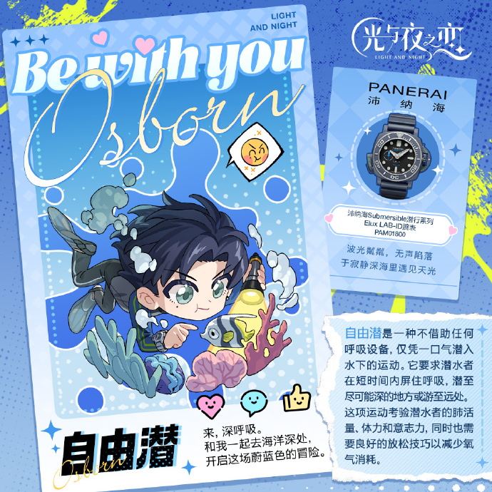 蔚蓝之旅｜萧逸X沛纳海PANERAI